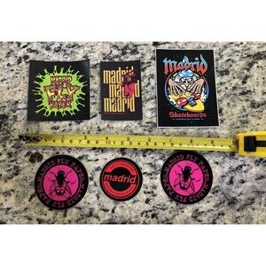 MADRID SKATEBOARD Sticker Lot